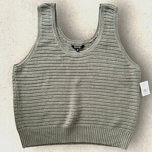 NWT George Crochet Tank Top in Olive Green XL and XXL Sizes Available